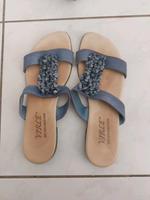 Sandalen, echt Leder, Farbe Blau Bayern - Forchheim Vorschau
