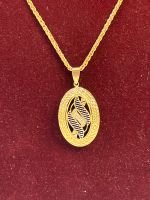 GOLD ANHÄNGER 14k 585 3,4cm L 2,1cm B 3,05g GG WG AU Berlin - Neukölln Vorschau