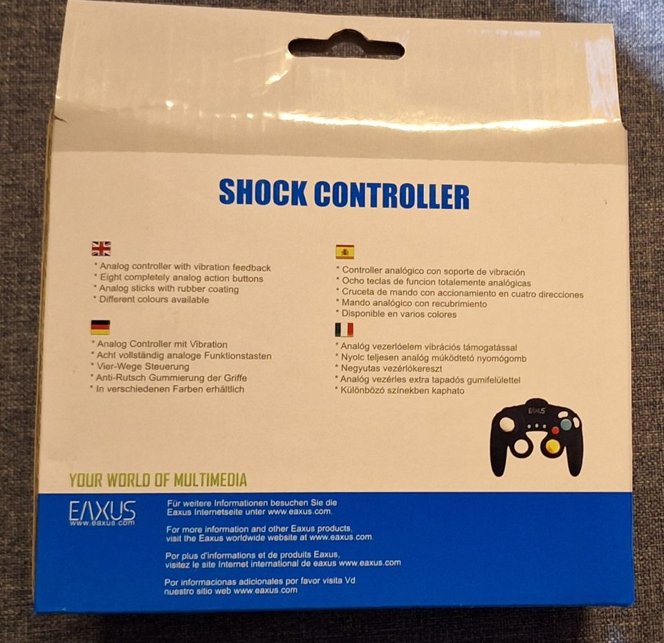 EAXUS Shock Controller für GameCube neu & unbenutzt in Ochsenfurt