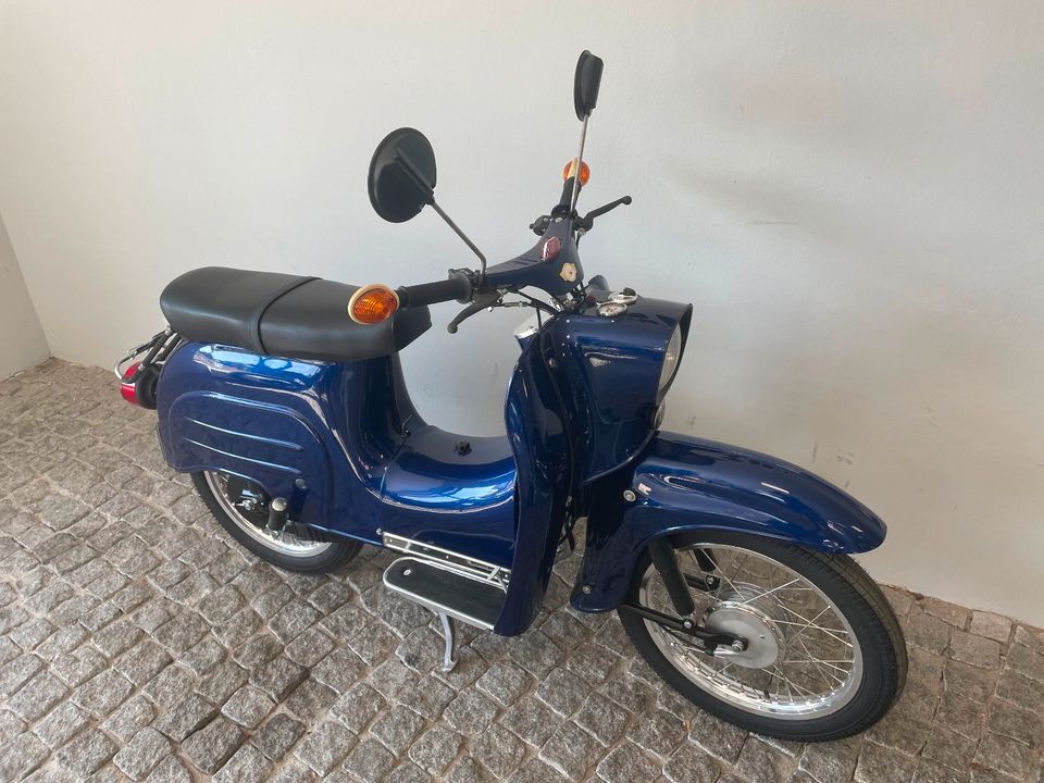 Simson Schwalbe KR51/1, 4 Gang, Neuaufbau, restauriert in Malchin