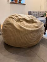 Beanbag Medium Cord Velours sand × 2 Niedersachsen - Thedinghausen Vorschau