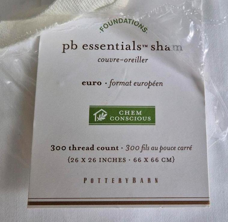 2x Neu Potterybarn Essentials Sham Kissenbezug Kissenbezüge in Sontheim
