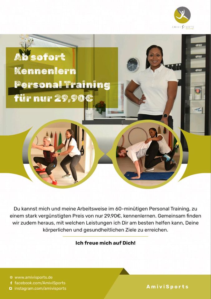 Personal Training, Sporttherapie, Ernährungsberatung, Coaching in Großbottwar
