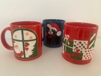 Vintage Wächtersbacher Keramik Becher Tasse Weihnachten Katze rot Hessen - Langenselbold Vorschau