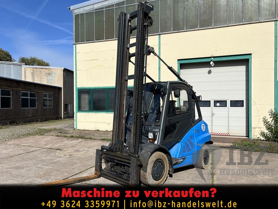 Linde H50T Gabelstapler 5t Kabine Klima 20km/h STVO H45 H30 H35 in Ohrdruf