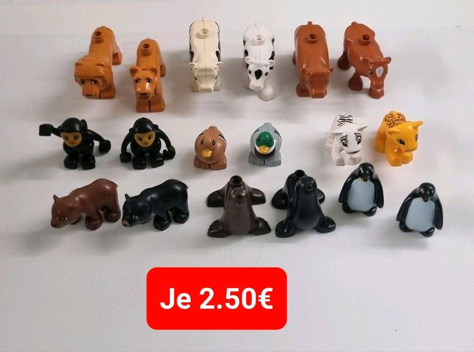 Lego Duplo Tiere Preis pro Stück  Ab 1€ siehe Bilder in Würselen