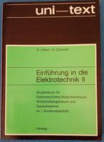 Einführung in die Elektrotechnik II  Jötten / Zürneck Uni Text Hessen - Rüsselsheim Vorschau