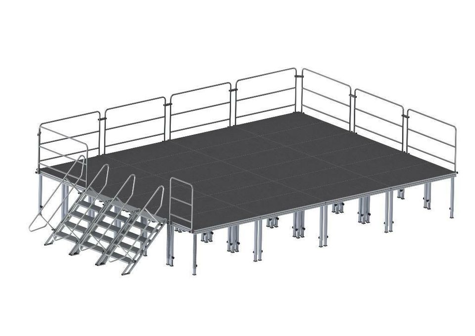 Bühne - Bühnenenpodeste, höhenverstellbar - Outdoor in Nordhorn