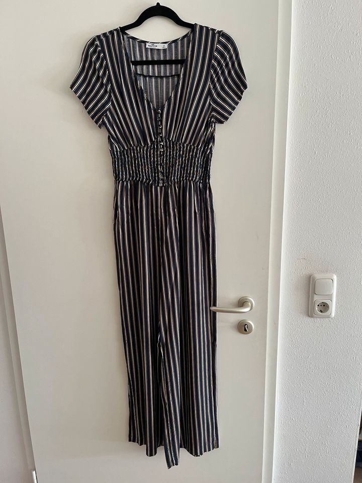 HOLLISTER Jumpsuit Gr. S w NEU gesteift blau Einteiler m Streifen in Bad Nauheim