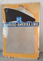 Hamburg-Amerika Linie HAPAG Emailschild / Emaille-Plakat Niedersachsen - Bad Rothenfelde Vorschau