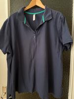 Sheego Poloshirt Gr. 52/54  Jeansblau mit Türkis Hamburg Barmbek - Hamburg Barmbek-Süd  Vorschau