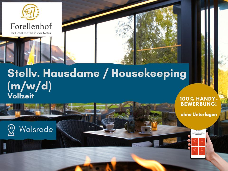 Stellv. Hausdame / Housekeeping (m/w/d) - Hotel - VZ #FH15 in Walsrode