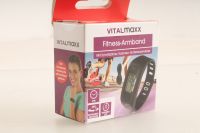 VitalMaxx Fitness-Tracker Schwarz mit Silikonarmband Nordrhein-Westfalen - Hückelhoven Vorschau