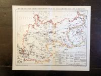 Alte Landkarte um 1895: Militärdislokation im Deutschen Reiche un München - Altstadt-Lehel Vorschau