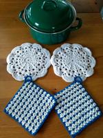 DDR  Vintage Häkelarbeit Topflappen Untersetzer,NEU Sachsen-Anhalt - Hettstedt Vorschau