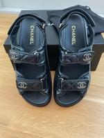 Chanel Dad Schuhe Sandalen schwarz Bayern - München-Flughafen Vorschau