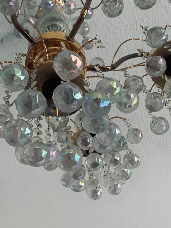 Kronleuchter 70er Lampe Lüster Vintage Deckenlampe Florenz in Neustrelitz