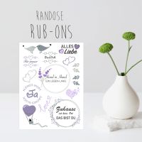 Rub ons Sticker, Hochzeit in vier Farben, DIN A5 oder DIN A6 Niedersachsen - Nordhorn Vorschau