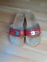 Clogs mit Holzsohle Esprit rot Größe 38 Sachsen-Anhalt - Halle Vorschau