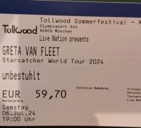 Greta van Fleet Tickets München 06.07. Stehplatz Karten Tollwood Dresden - Cotta Vorschau