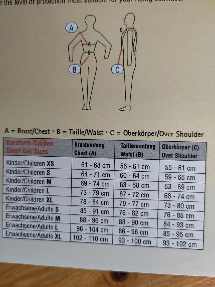 USG Reitweste Kinder "Eco-Flexi" Level 3 Größe CXS in Oy-Mittelberg