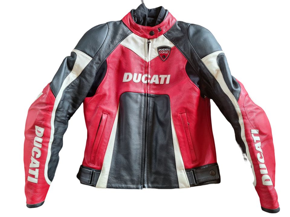 Ducati Corse Biker Protektoren Motorradjacke Echt Leder S/M 36-38 in Neumarkt i.d.OPf.