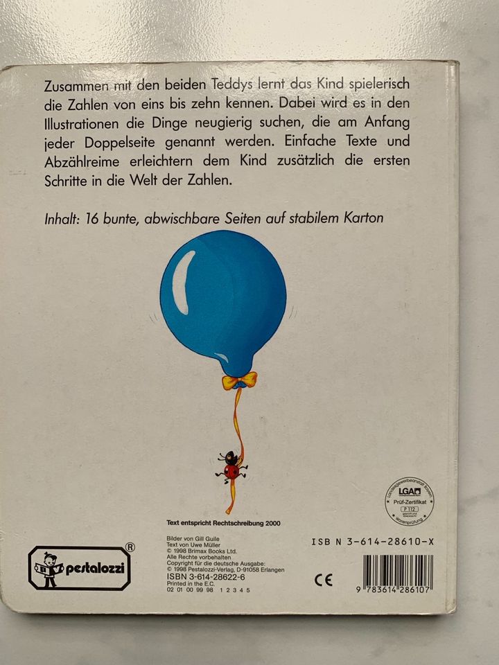 Kinderbuch Teddys erste Zahlen in Löhne