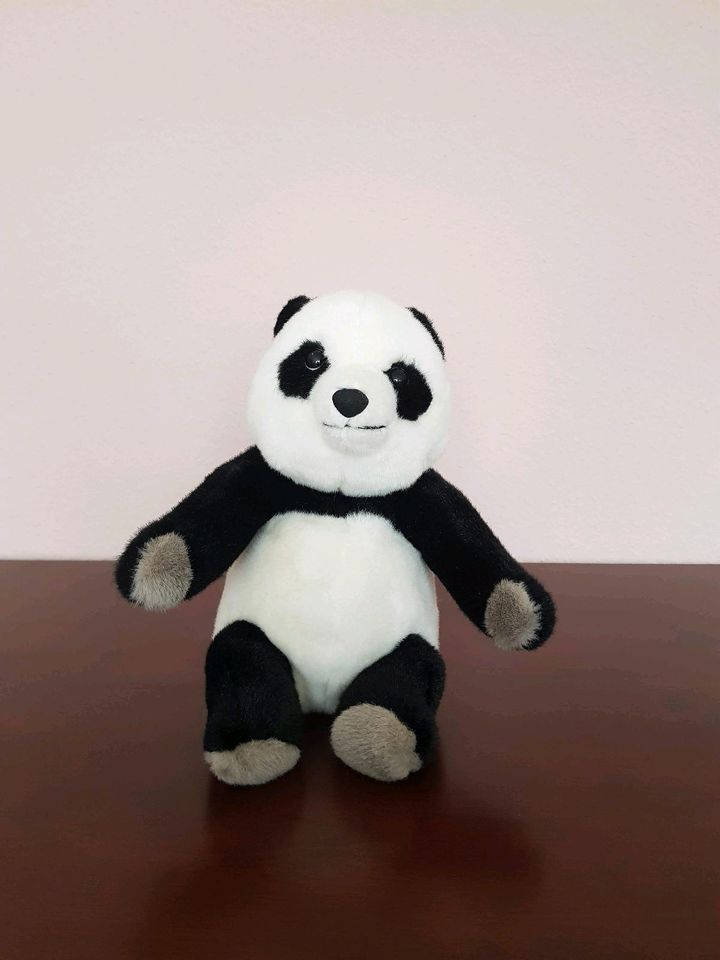 Panda Stofftier, 90er 30 cm, Pandabär Plüschfigur Kuscheltier Bär in Hannover