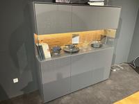 Design Highboard Natura Tucson der Marke Wöstmann Lack Grau/Eiche Hessen - Korbach Vorschau