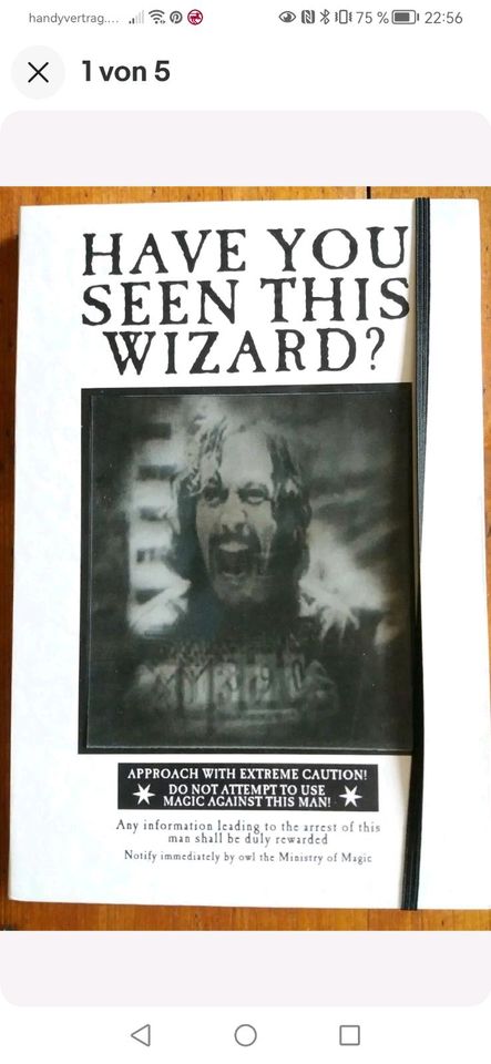 Harry Potter Notizbuch A5 - WOW STUFF - Have you seen this wizard in Bad Laasphe