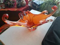 Murano Italien Glas Schale orange Baden-Württemberg - Rottenburg am Neckar Vorschau