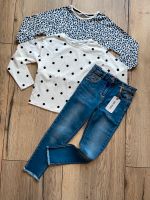 Next ❤️ 2 süße Shirts & Highwaist Jeans ❤️ 7 Jahre 122 Hessen - Kassel Vorschau