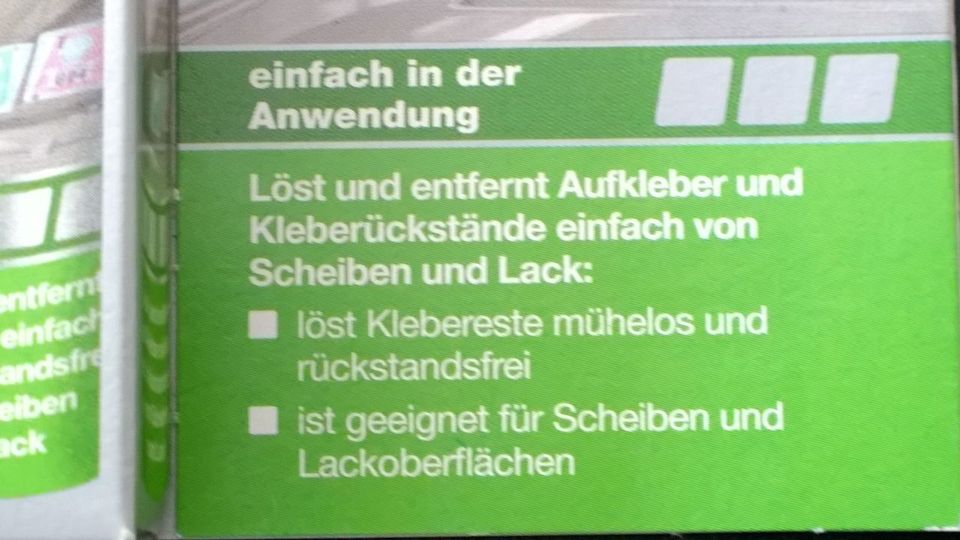 2 Stück Nigrin Vignetten- und Kleber-Entferner 8 ml in Düsseldorf