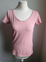 Basic T-Shirt Shirt Gr. 42 rosa V-Ausschnitt Düsseldorf - Hassels Vorschau