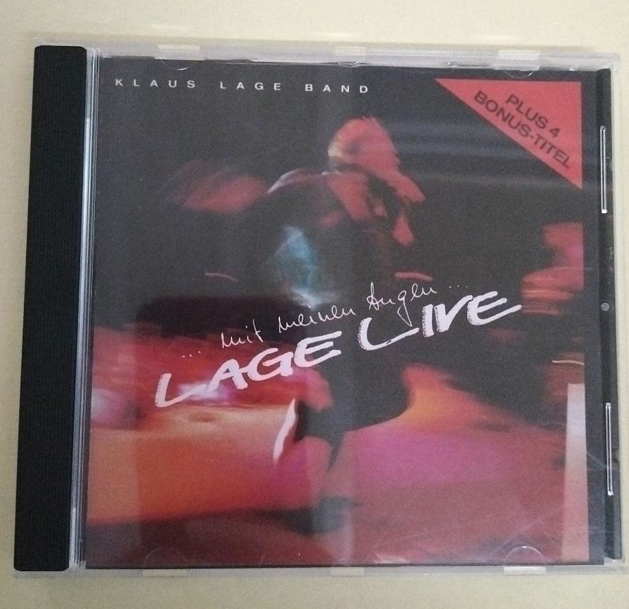 Klaus Lage Band, LAGE LIVE, ...mit meinen Augen..., Musik -CD in Bad Karlshafen