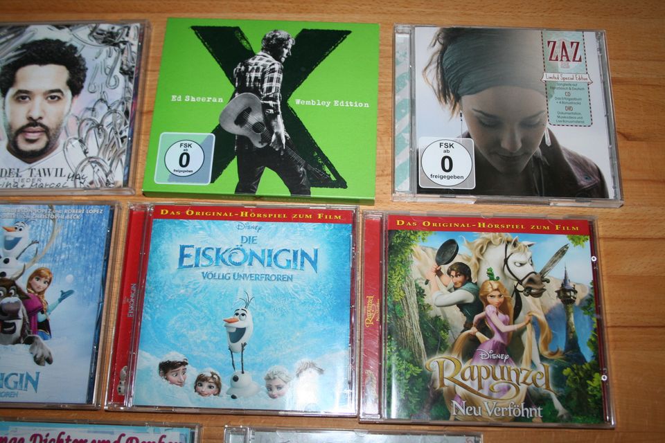 ⭐ CDs: Musik, Höhrspiele,  Disney, Dichter und Denker in Bordesholm