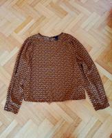 Langarm Bluse Muster Shirt Oberteil Chic Büro Arbeit Office Niedersachsen - Loxstedt Vorschau