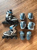 Inline Skates Gr.35-38 mit Protectoren Inliner Sachsen - Leisnig Vorschau