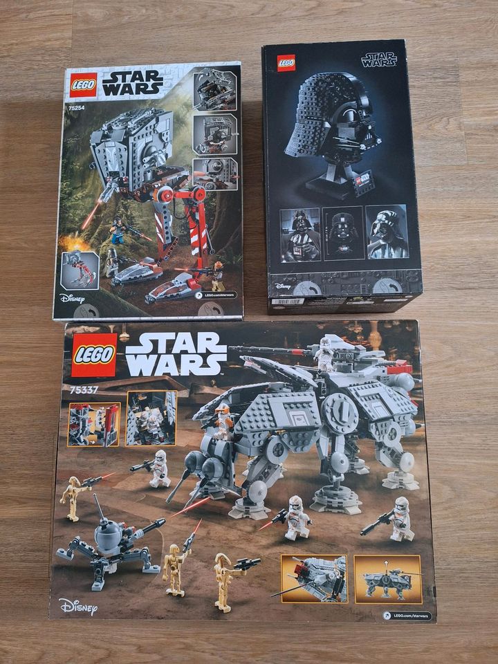 Lego Star Wars AT ST Raider Darth Vader Helm AT TE Walker 75337 in Köln