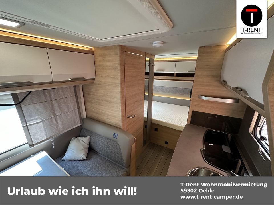 Wohnwagen Knaus Südwind 1.500 kg mieten Aktion 25.5.-15.6.24 ✅ in Oelde