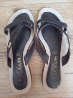 S.Oliver Sandalen Flip Flops Leder Zehensandalen Köln - Raderthal Vorschau