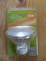 1 x Hochvolt - Halogen Strahler mit Glas 50W GU10 Neu dimmbar UV Bayern - Güntersleben Vorschau