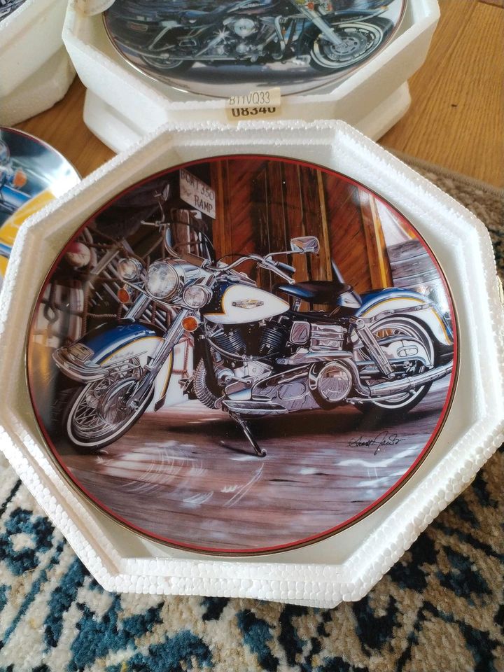 Harley Davidson Teller Sammlung, 6 Stück in Ansbach