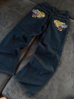 vintage baggy jeans w34 | berlin style backprint y2k wide fit Niedersachsen - Meinersen Vorschau