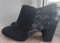 Gothic Burlesque Stiefeletten Pailletten Gr. 38,5/39, ca. 5 cm Innenstadt - Köln Deutz Vorschau