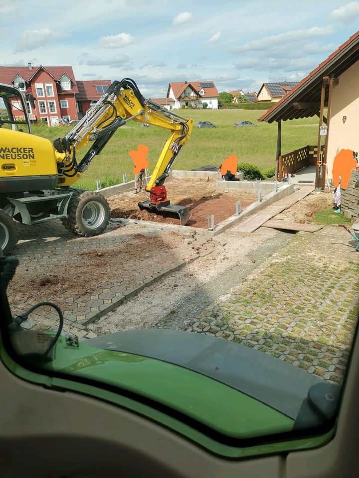 Baggerarbeiten, Erdaushub, Abbruch, Wegebau in Fensterbach