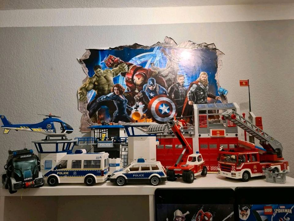 Playmobile Set - Feuerwehr und Polizei Set in Putbus