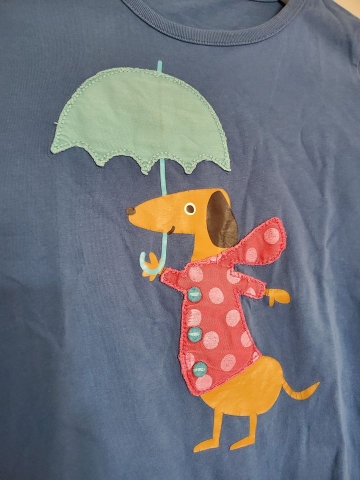 Mini Boden Shirt Hund Regenschirm 128 in Leipzig