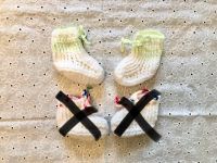 Erstlingsschuhe, Babyschuhe, DIY, gestrickt Wandsbek - Hamburg Sasel Vorschau