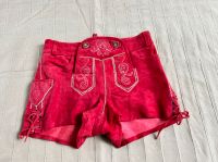 Lederhose Oktoberfest Tracht rot Esmara Gr.36 Ledershorts Sachsen - Markkleeberg Vorschau